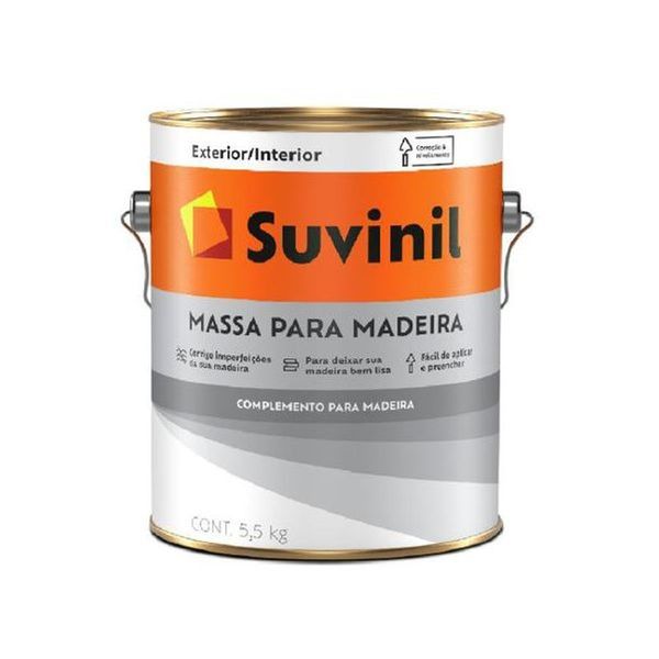 Massa a Óleo para Madeira Branco 3,6l Suvinil
