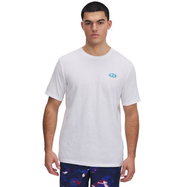 Camiseta de Treino Under Armour Outdoor Map Masculina P Branco