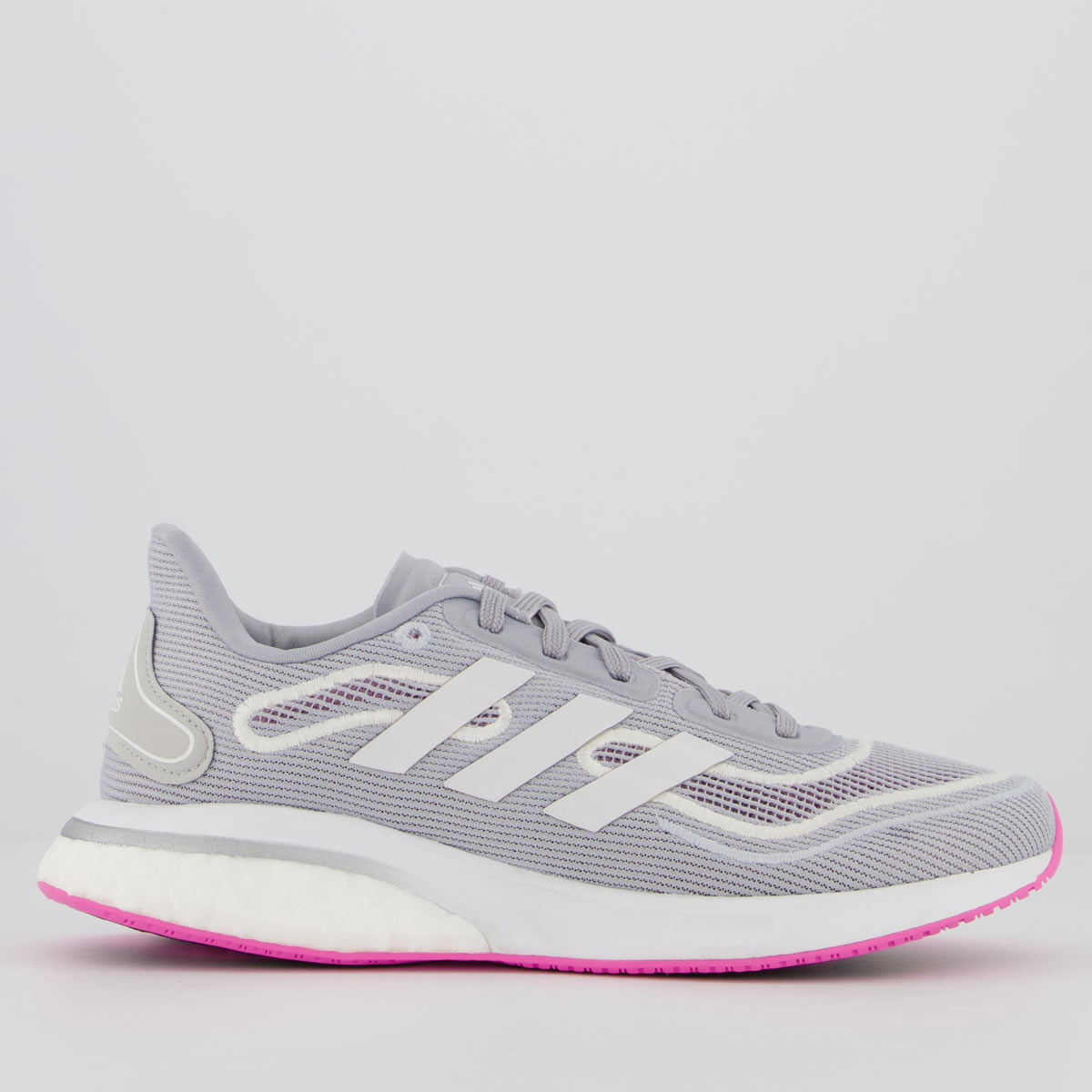 Tênis Adidas Supernova Boost Feminino Cinza