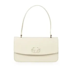 Bolsa Couro Branca Duna Shoulder
