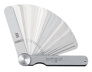 Calibre de folga 0,05 a 1mm Leque 20 Lâm.afiladas 100mm 66MTS - Starrett