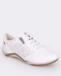 Tênis Casual Feminino Kolosh Com Brilho Branco 35
