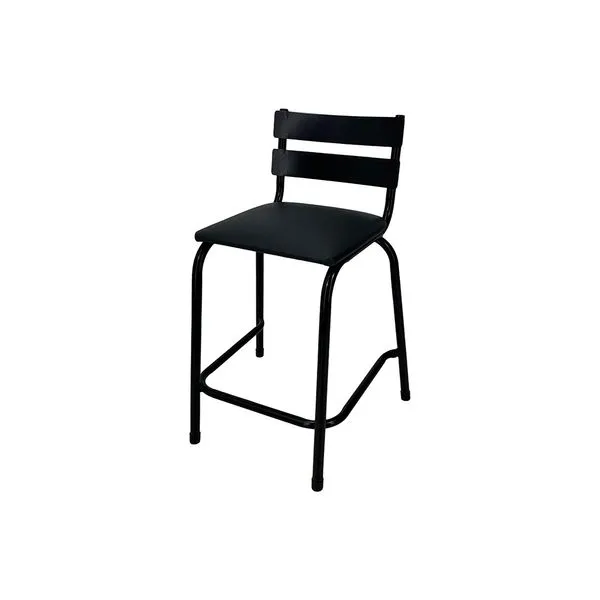Banco Bar Comfort Baixo Preto 5355 - Utilaço