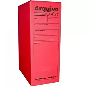 Arquivo Fácil Polibras Econômico Vermelho 042107 (MP)