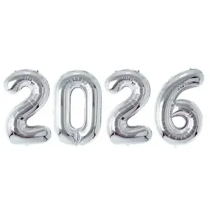 Kit Balão 2026 Prata 16 Polegadas MOPR000575 - Animare