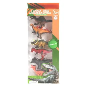 Conjunto Terra dos Dinossauros Collection Plástico Sortido 6 Peças LM3204 - honeyhome