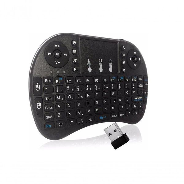 Mini Teclado Wireless Keyboard Mouse Smart Tv Android