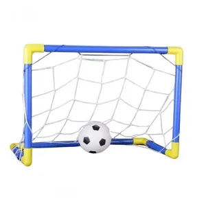 Trave De Futebol Gol Miniatura Infantil Com Bola E Bomba De Ar