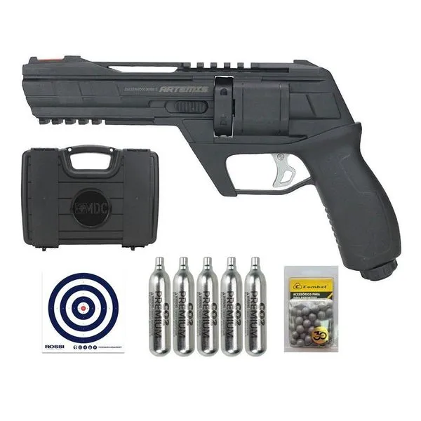 Revólver De Pressão Hdr Co2 Cp300 Defender 50 Kit 2