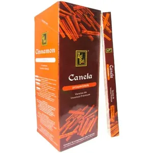 Incenso De Canela Para Prosperidade Zed Black Caixa Com 25 Pacotes (MP)