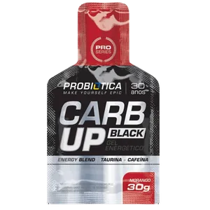 Carb Up Probiotica Gel Black Morango 30G