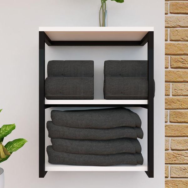 Toalheiro Para Salão Mdf Branco
