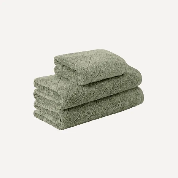 Kit 2 Toalhas de Banho e Rosto Essen Eucalipto