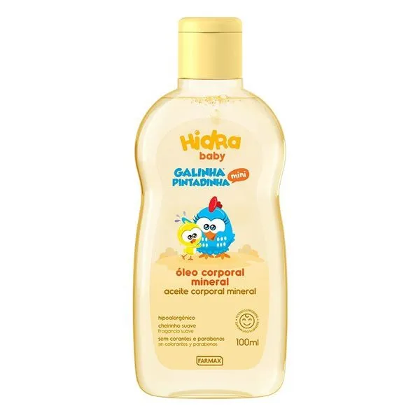 Óleo Corporal Mineral Hydra Baby Galinha Pintadinha 100ml