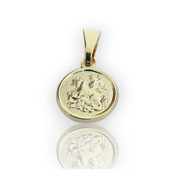 Pingente São Jorge Mini Dourado