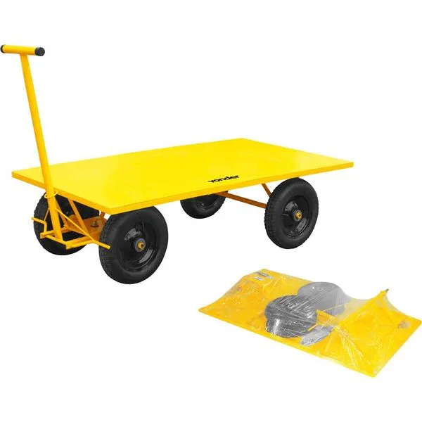 Carrinho Plataforma Metálico Desmontado 600kg - VONDER