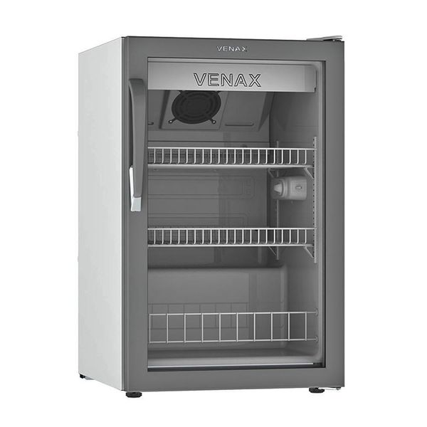 Visa Cooler Refrigerador Multiuso para Bebidas Expositor Vertical Venax VV100 82L 1 Porta Branco 110V Visa Cooler Refrigerador Multiuso Expositor Vertical Venax VV100 82L Branco 110V