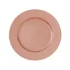 Sousplat em Polipropileno Mundiart Rosé 32cm