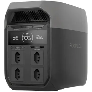 Gerador de Energia Portátil Delta 3 1800 Watts 127 Volts com Painel - GD61BR1010 - ECOFLOW