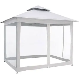 Tenda Gazebo com Mosquiteiro Latcor 3x3m Branco QHF-007