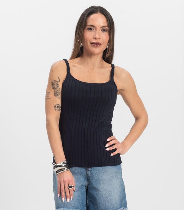 Blusa Feminina De Alça Select Azul GG