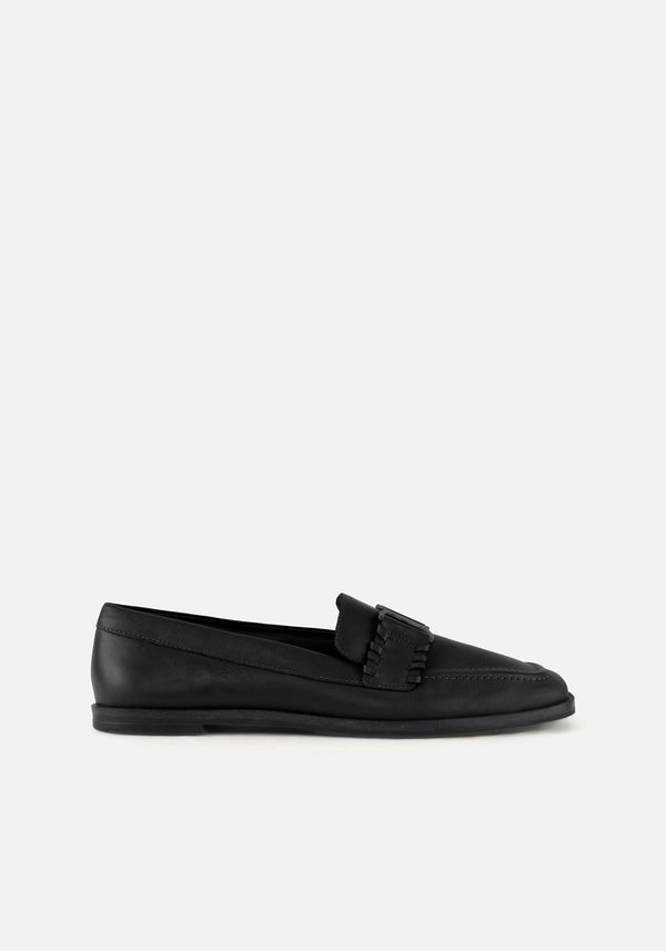 Mocassim De Couro Com Bridão PRETO 38