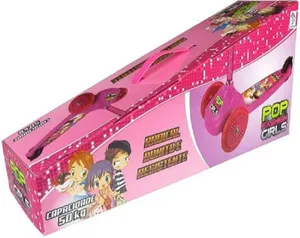 Patinete Rosa Pop Girl - Fenix Brinquedos