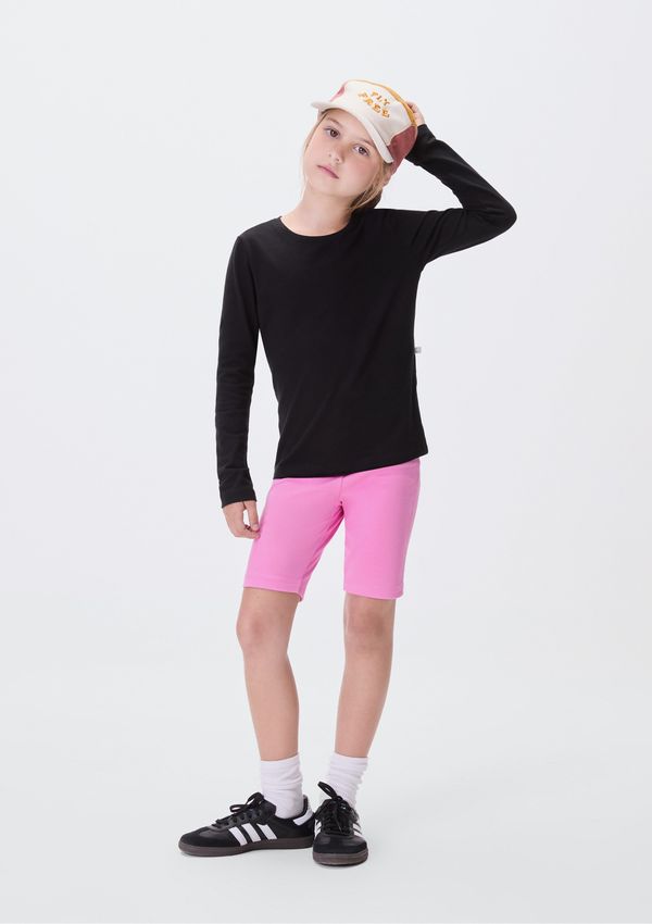 Bermuda Básica Infantil Menina Ciclista - Rosa 006