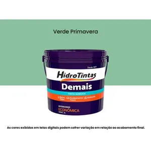 Tinta Acrílica Econômica Hidrotintas Fosca 3L Demais Verde Primavera (MP)