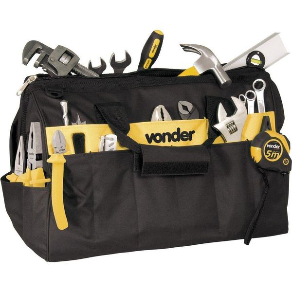 Bolsa em lona para ferramentas 47cm x 30cm x 35cm BL 008 VONDER