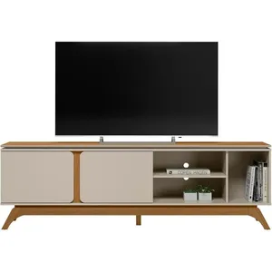 Rack Para TV Até 70" Linea Istambul Nature Com Off White