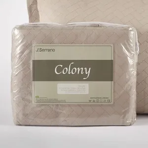 Kit Colcha Solteiro Colony Bricks 2 Peças Creme Cotton 180x230cm B62892903010 - Jc Serrano