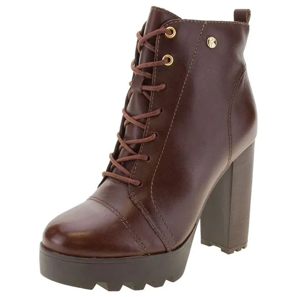 Bota Feminina Coturno Bottero - 3011801 CHOCOLATE 34