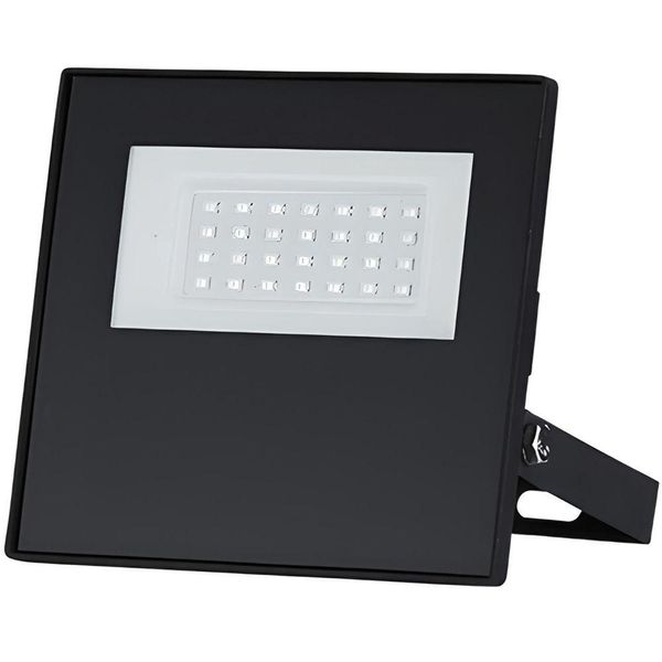 Refletor Tr Led Com 30 Watts Slim 6500k Preto - 15030067-02 - Taschibra