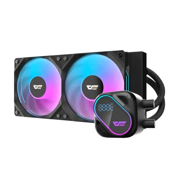 Water Cooler Darkflash 240mm para Processador DO240 ARGB Preto