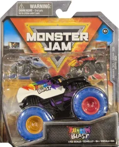 Carrinho Colecionável Monster Jam Oficial Big Foot Truck Realista 1:64 Metal 1magnus Branco