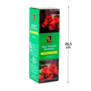 Incensos Zed Black Rosa Vermelha Espanhola 151 - Kashimir