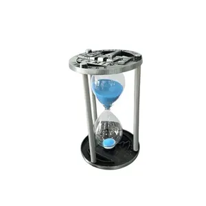 Ampulheta Decorativa City Of Paris com Base Plástico Abs e Vidro Areia Azul 15 Minutos Azul Braswu Ampulheta Decorativa City Of Paris com Base Temática Areia Azul 15 Minutos Azul Braswu