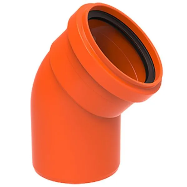 Joelho 45º Graus Esgoto Redux DN50mm Laranja - 100002822 - TIGRE