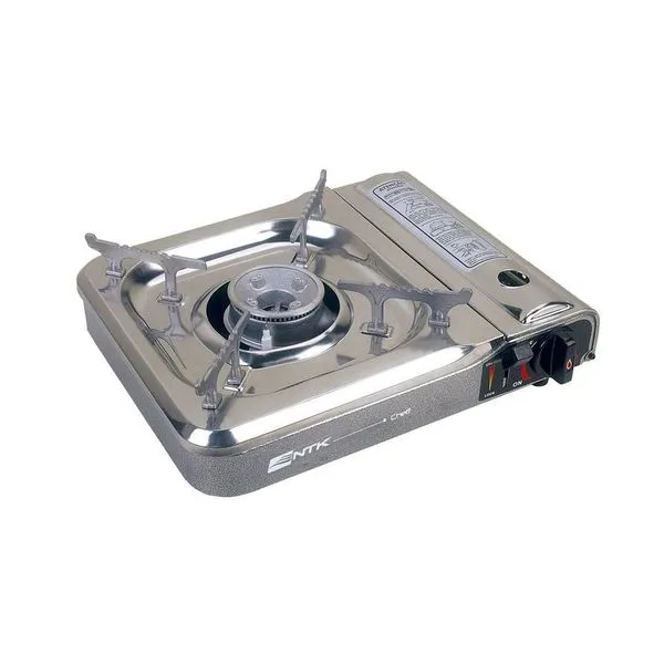 Fogareiro Portátil Cheff para Camping e Uso Doméstico com Acendedor Automático e Regulagem Fina de Alta Potência Preto Fogareiro Portátil Cheff com Acendedor Automático e Regulagem Fina de Alta Potência Preto