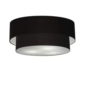Plafon Para Banheiro Cilíndrico Sb-3063 Cúpula Cor Preto