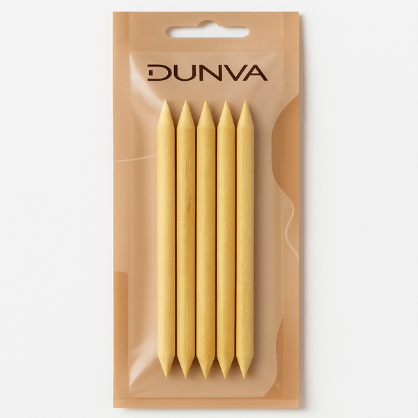 Palito Grosso para Unhas com Duas Pontas Dunya 5 Unidade