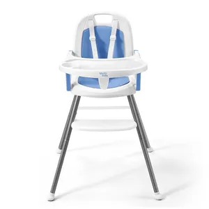 Cadeira de Alimentação Berry 3 em 1 Azul Multikids Baby - BB323OUT [Reembalado] BB323OUT