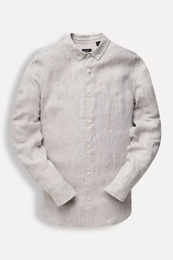 Camisa Ml Benn Khaki - P