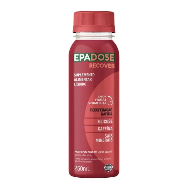 Epadose Recover Sabor Frutas Vermelhas 250ml Epadose 1 Unidade