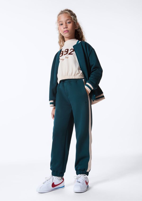Calça Infantil Jogger Cós Elástico - Verde 010