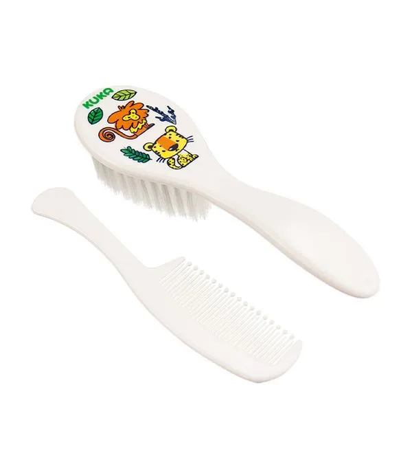 Conjunto para Cabelo Branco Kuka Branco