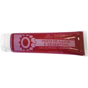 Pasta de ajuste e desempeno para peças metálicas 100 g vermelha AP-502 BADEN