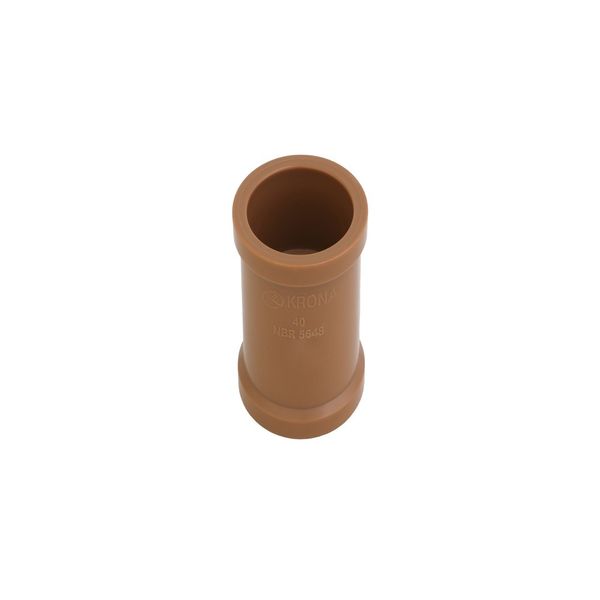Luva Soldável 50mm Pvc Marrom Af Krona