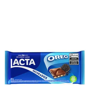 Chocolate Lacta ao Leite com Recheio de Oreo 90g